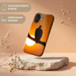 Gier - Tak - Zon - Oranje Toughcase MagSafe Apple iPhone 17 klein -USP_RandenV_NL