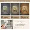 Grote vaas met bloemen - Josep Mirabent - Oude meesters Light Box met kabel (Tafellamp) klein -USP_lichtkleurNL