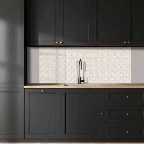 Bloemen - Patroon - Taupe keuken achterwand 2 middel 871 -sfeer1