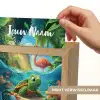 Schildpad - Flamingo - Tropisch - Oceaan Light Box met kabel (Kinderlampje) klein -USP_websiteprintNL