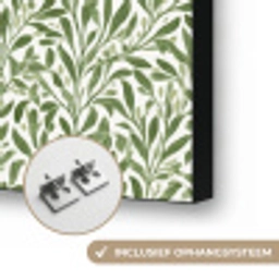 Botanisch - Takken - Groen Textielframe zwart klein 947 -USP_ophangsysteemNL
