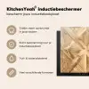 Verschillende Houtnerven in Visgraatpatroon Inductie beschermer vinyl 3mm middel -sfeer2