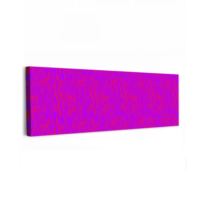Zebra - Neon - Roze - Paars canvas 2cm klein 828 -z3d