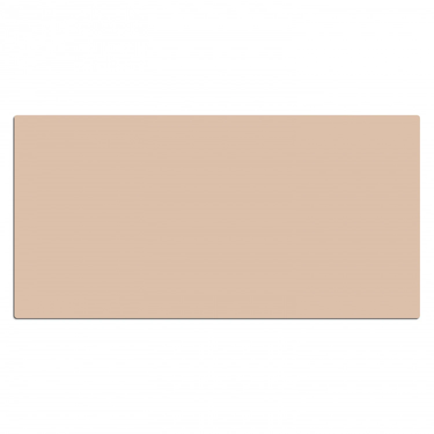 Beige - Kleuren - Effen Muismat XXL klein -3d_leeg