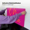 Oh la la - Oranje - Roze Inductie beschemer met haakjes klein -ky-ophangen-de