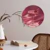 Cocktail - Pink - Luxe Akoestische PET Vilt - Rond klein -sfeer3