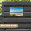 Zomerse Stranddag tuinposter los doek klein -sfeer3