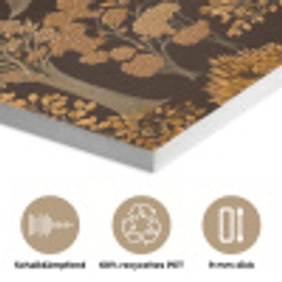 Bomen - Patroon - Bruin PET vilt klein 837 -closeup_DE