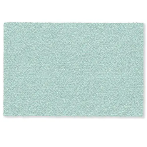 Turquoise - Patroon - Lijnen Deurmat klein 898 -zkaufland3d