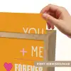 Oranje - Love - Valentijn Light Box met kabel (Wandlamp) klein -USP_websiteprintNL