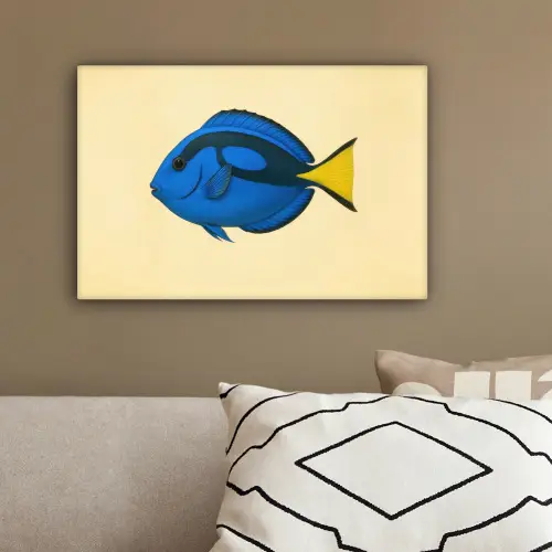 Blauw - Dory - Vis - Staartvin canvas 2cm klein -sfeer3