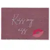 Kiss my ass - Lip - Bordeaux Deurmat klein -zkaufland3d