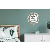 Tekst - geluk zit in 't zonnetje - Quotes - Geluk - Zon Wandcirkel aluminium klein -slaapkamer
