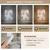 Penseelstreken - Schilderij - Beige Light Box met kabel (Tafellamp) klein -USP_lichtkleurDE