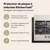 Gasfornuis - Koken - Beige Inductie beschermer vinyl 3mm klein -usfeer2_FR