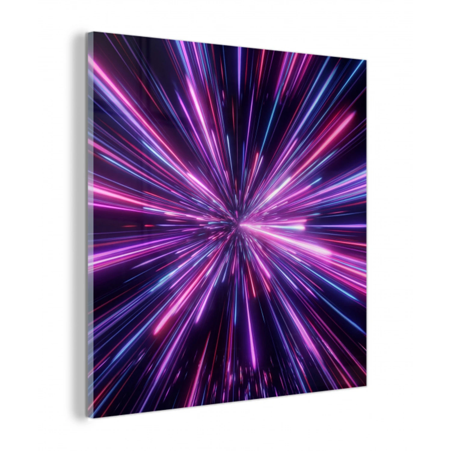 Lichtsnelheid - Ruimte - Roze - Paars plexiglas 5mm klein -z3d