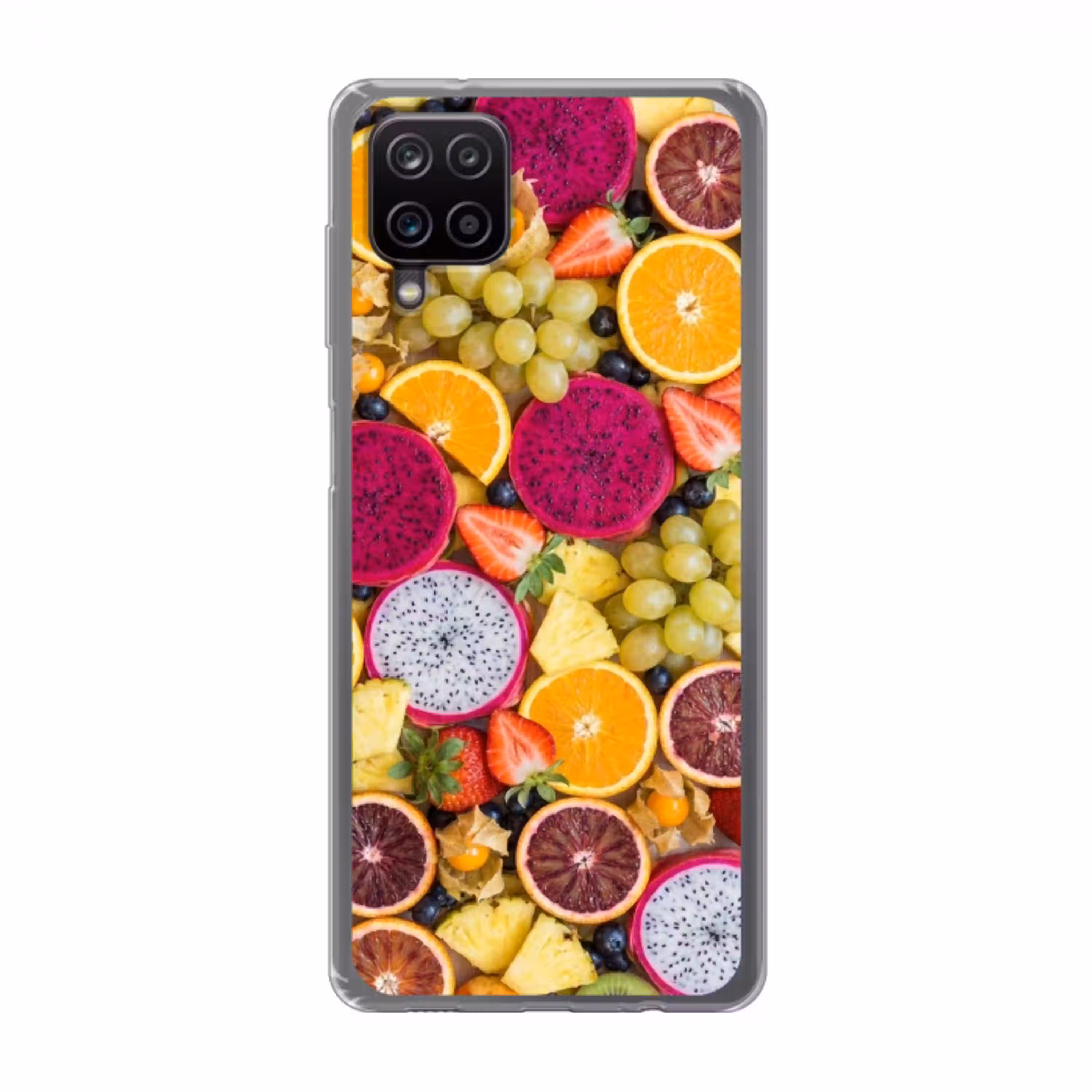 Fruit - Assortiment - Kleurrijk - Gezondheid Telefoonhoesje Samsung Galaxy A12 klein -3d