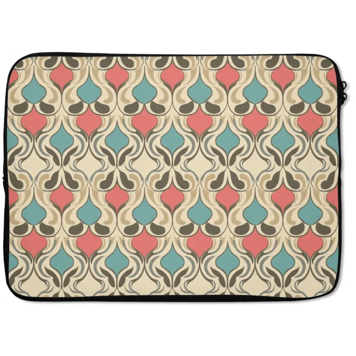Barok - Retro - Kleurrijk laptophoes neopreen klein 279 -zkaufland3dotto