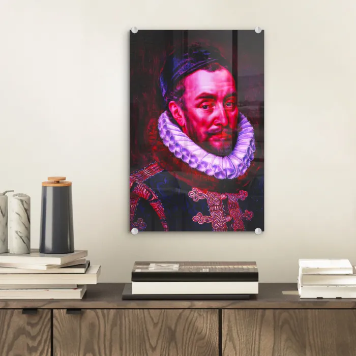 Willem van Oranje - Adriaen Thomasz - Oude meesters plexiglas 5mm klein -sfeer1