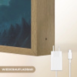 Heks - Maan - Bos - Magisch Light Box met batterij (Wandlamp) middel -USP_websiteoplaadbaarDE