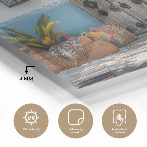 Deur - Manden - Planten plexiglas 5mm klein -sfeer2