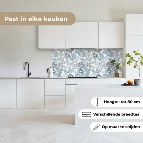 Bloemen - Abstract - Patroon keuken achterwand 2 middel 871 -sfeer4_NL