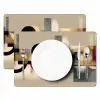Abstract - Vormen - Beige - Texturen Placemat vinyl groot -zzsfeer2_Kitchenyeah-website