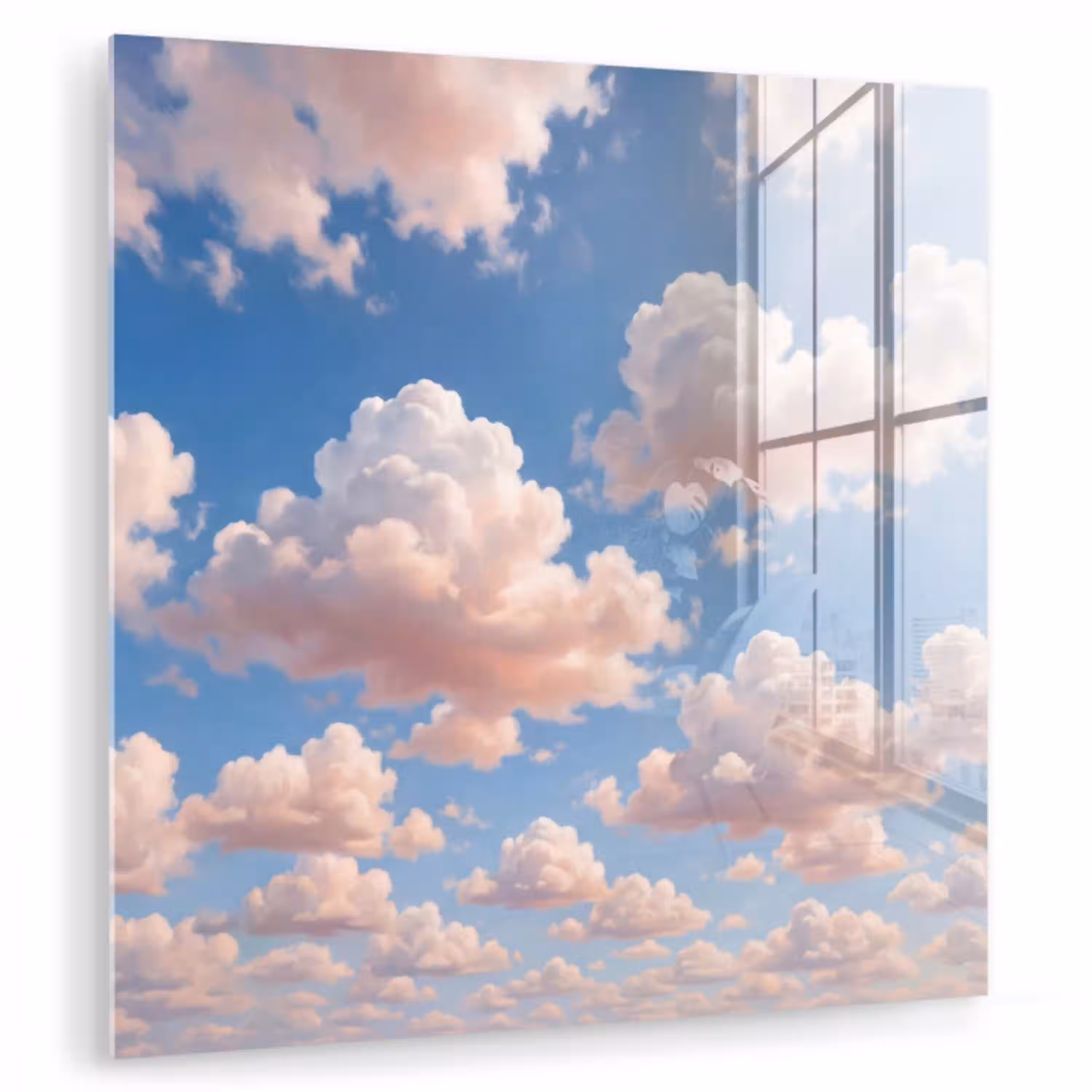 Wolken - Hemel - Natuur - Licht - Blauw plexiglas 5mm klein -zzzproduct_nieuw