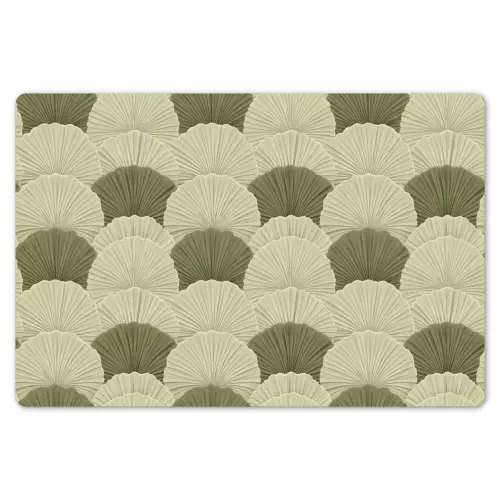 Bladeren - Structuur - Groen Placemat vinyl groot 368 -zzsfeer1_Kitchenyeah-website