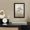 Boom - Oosterse stijl - Landschap fotolijst zwart zonder passe partout klein -sfeer1