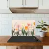 Pasteltinten - Bloemen - Illustratie keuken achterwand spatscherm klein -sfeer2