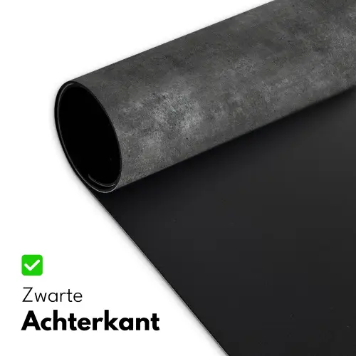 Donkergrijs - Ruw - Beton Muismat XXL klein 681 -sfeer2