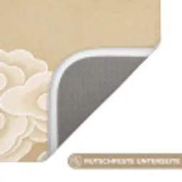 Vogels - Vliegen - Beige Badmat klein -USP_AntislipDE