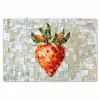 Aardbei - Rood - Mozaïek - Fruit Placemat vinyl groot -zzsfeer1_Kitchenyeah-website