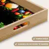 Groente - Graffiti - Kleurrijk - Koken - Abstract Dienblad Rechthoek middel -USP_HandgreepNL
