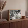 Marmer - Zwart - Goud - Grijs Light Box met batterij (Wandlamp) middel -sfeer2