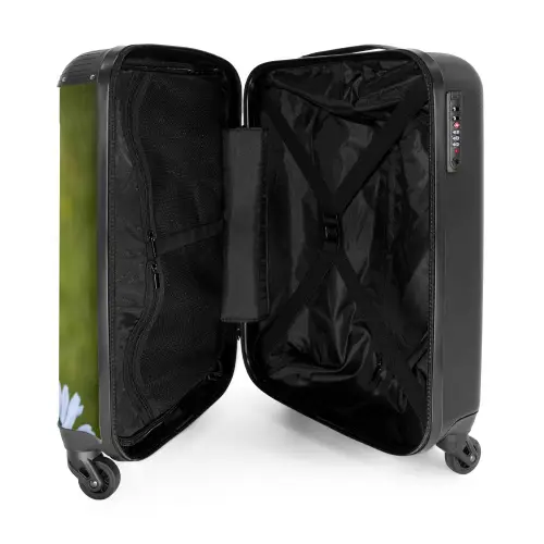 Konijn in bloempot NBS - Handbagage koffer - Kinderen Unisex middel -binnenkant