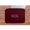 Bordeaux - Nice - minimalistisch laptophoes neopreen klein -tafel