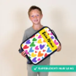 Hartjes - Patroon - Kleurrijk Kinderkoffer - Zwart klein -sfeer4_DE