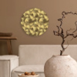 Modern - Cirkel - Goud Wandcirkel kunststof plaat 5mm dik klein 188 -sfeer1