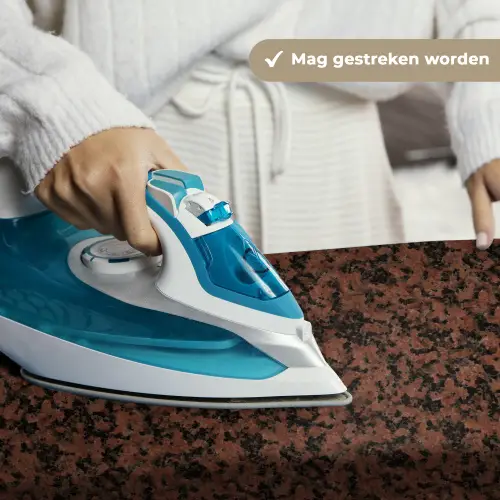 Graniet - Rood - Zwart Wandkleed katoen klein 269 -sfeer9