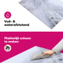 Rivier - Sneeuw - Bos - Winter - Schilderachtig Inductie beschermer vinyl 3mm klein -wsfeer6_website