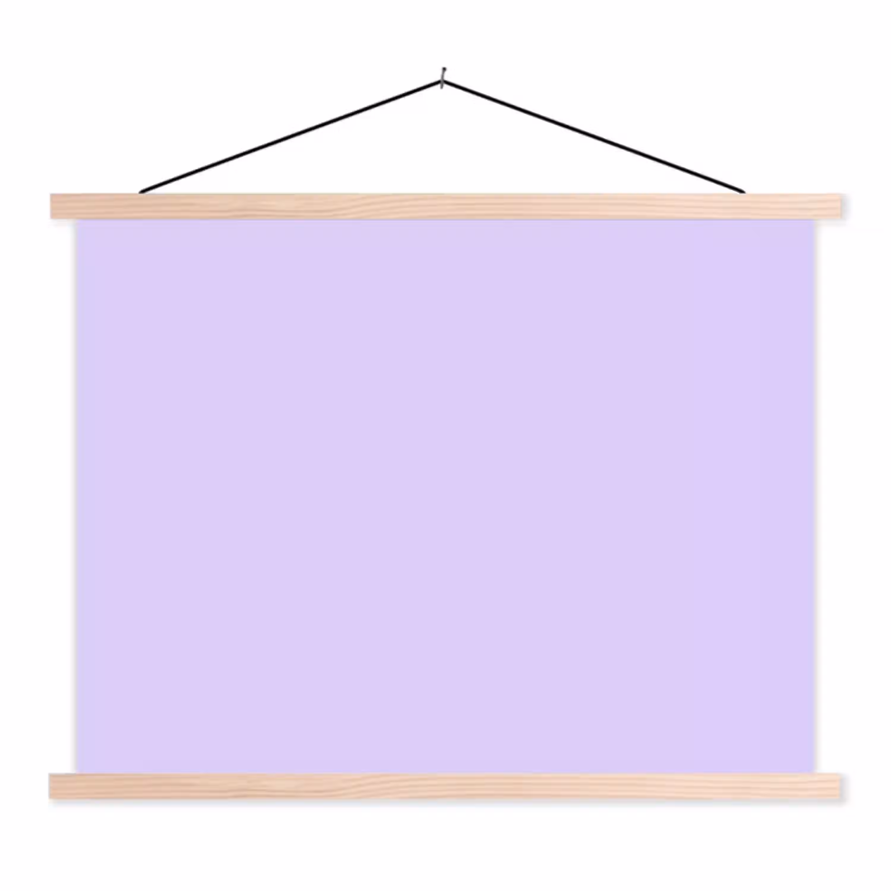 Light - Orchid - Paars textielposter latten blank klein 122 -3d