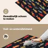 Vissen - Patroon - Kleurrijk Inductie beschemer met haakjes klein 777 -ky-schoon-nl