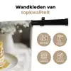 Pannenkoeken - Banaan - Siroop - Wit - Beige Wandkleed katoen klein -sfeer2