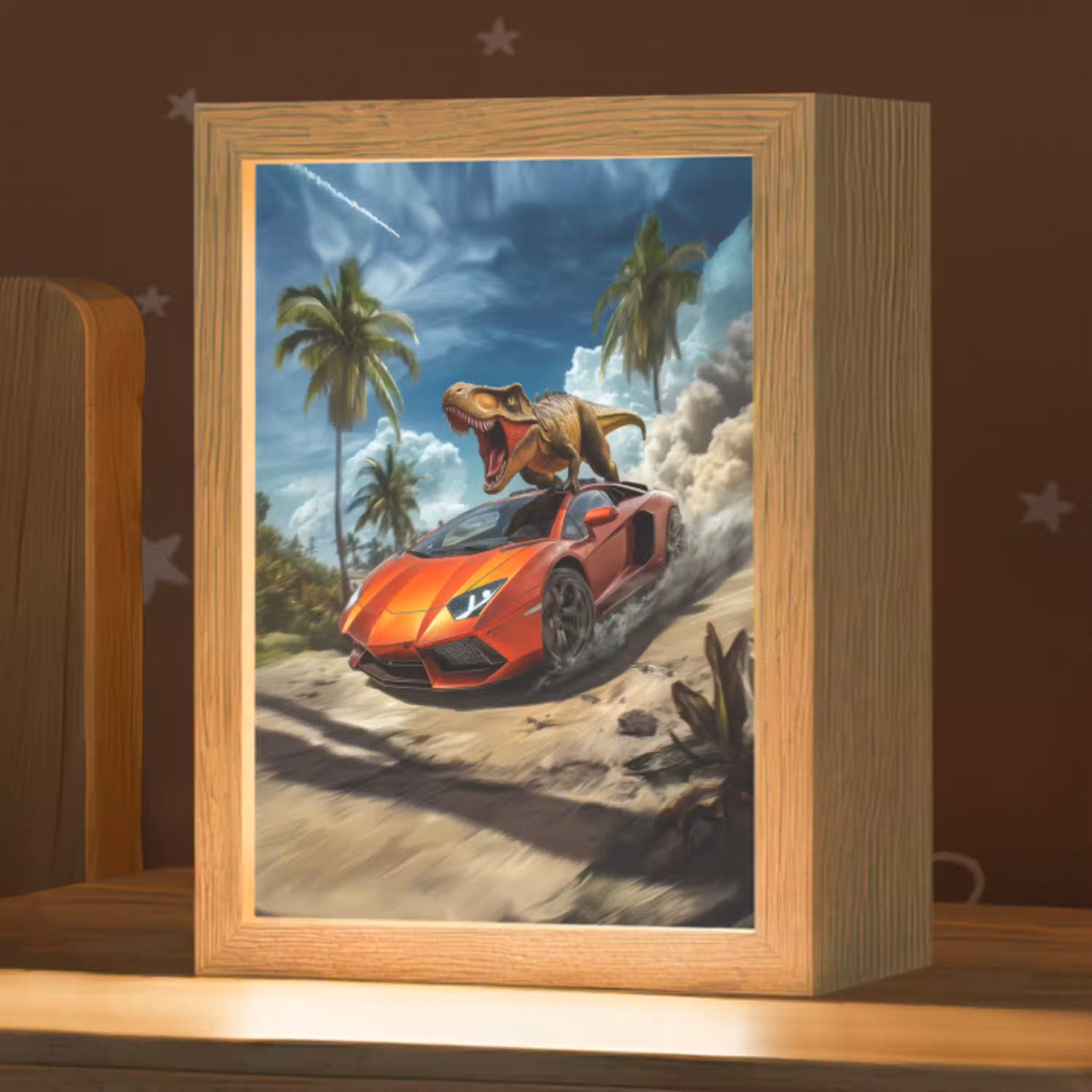 Sportauto - Rood - Dino Light Box met kabel klein -zzz_3d_website