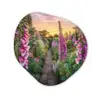 Vingerhoedskruid - Bloemen - Tuin Wandcirkel Organisch Plexiglas middel -3d