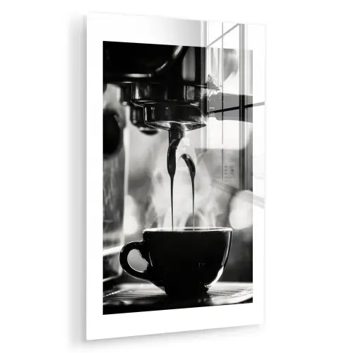 Coffee - Espresso - Koffiemachine - Kop plexiglas 5mm klein -zzzproduct_nieuw