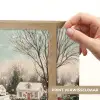 Kerstsfeer - Landelijk - Rood Light Box met batterij (Wandlamp) middel -USP_websiteprintNL