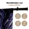 Marmer - Paars - Luxe - Marmerlook - Glitter Wandkleed katoen klein -sfeer2